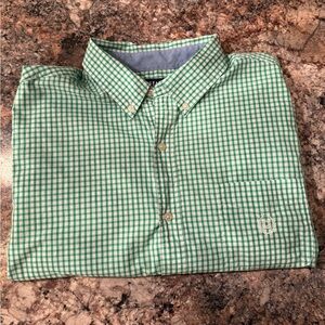 Chaps Green Plaid Casual Shirt